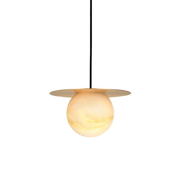 Alabaster Saturn Pendant Light