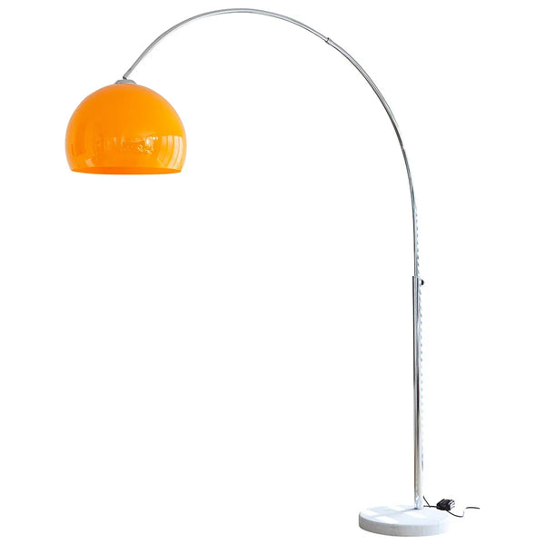 Chrome Arc Floor Lamp | Marble Base | CLOPO8950