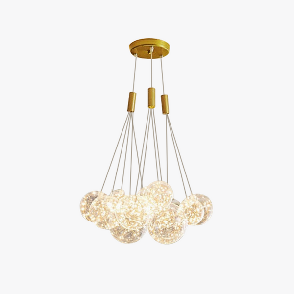 Valentina Glass Globe Bubble Pendant Light LED Stary