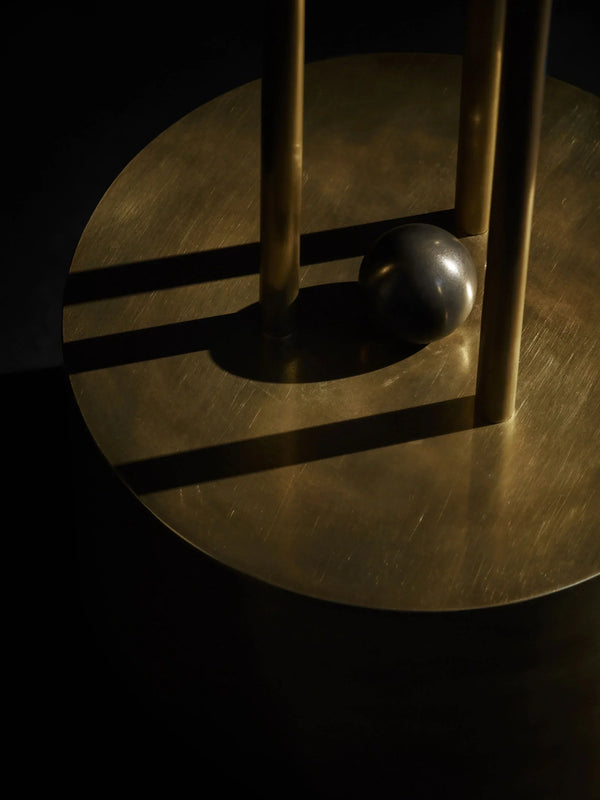 Brass Sculptural Floor Lamp | CLBRS931