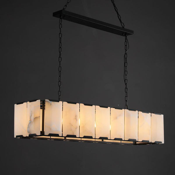 Linear Alabaster Chandelier | CLPORH022LB