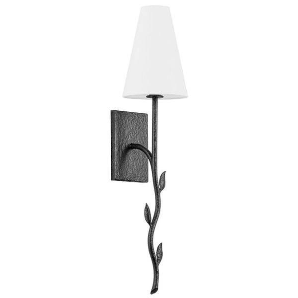 Petal Brass Fabric Wall Lamp