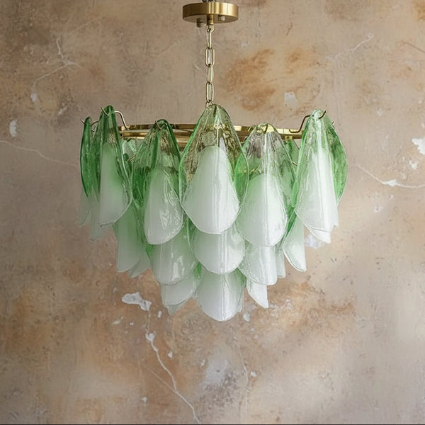 The Maison Chandelier | Glass & Stainless Steel | CLND017