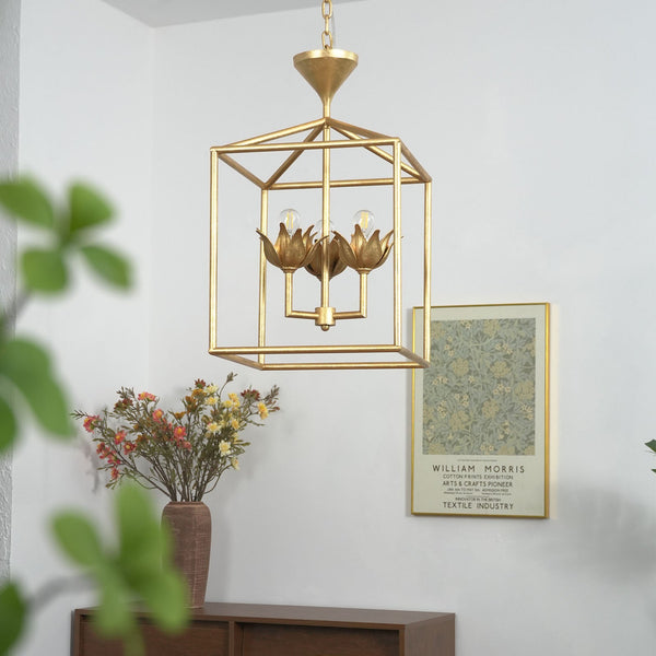Open Cage Pendant Light