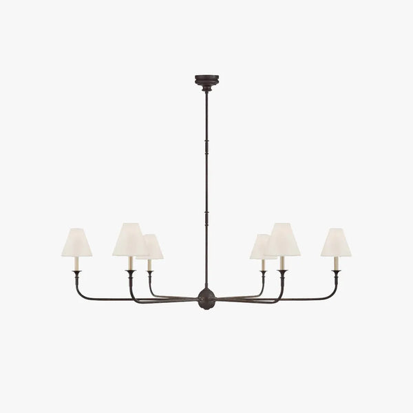 Silva Vintage Retro Metal Elegant Chandeliers Living Room