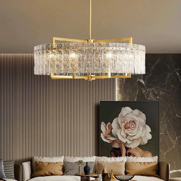 Round Crystal Chandelier