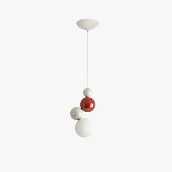 Valentina Modern LED Pendant Light White Metal Bedroom Living Room
