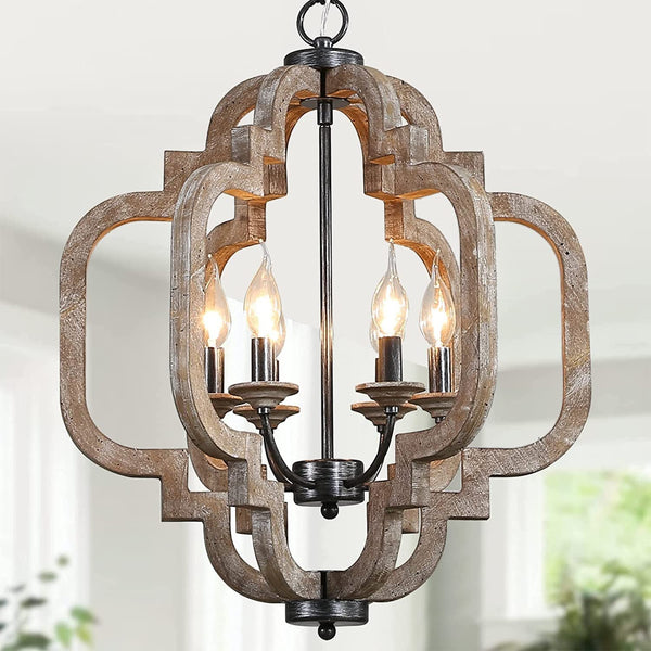 Polar Postmodern Luxury Wooden Pendant Lamp