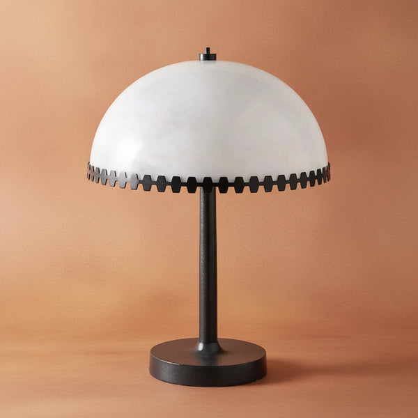 Alabaster Table Lamp | Steel Trim | CLMAG6766