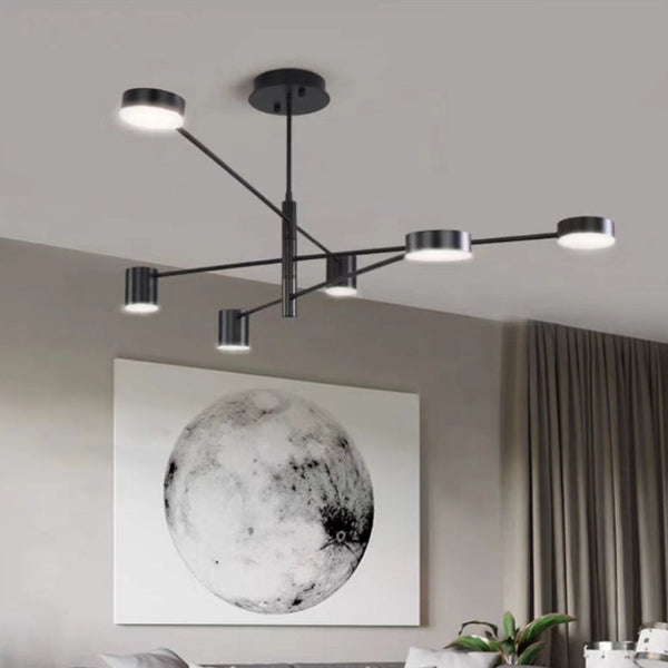 Arisha Pendant Light Branch Industrial Black/Gold, Bedroom