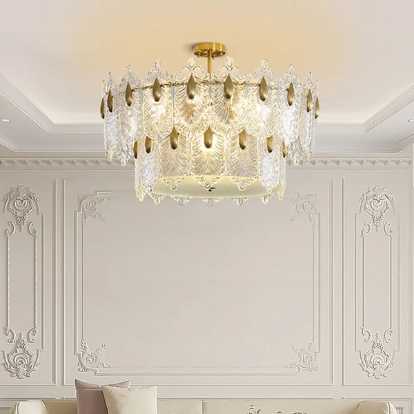 Decazes Texture Glass Chandelier