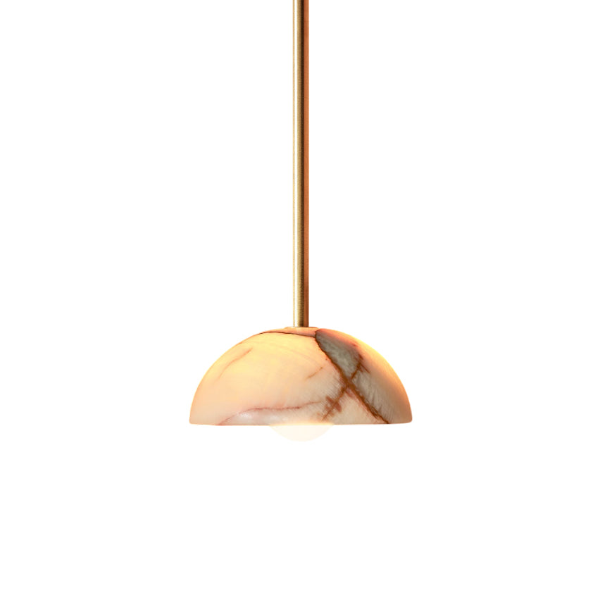 Aurelia Elegance Brass Glass Pendant Lamp