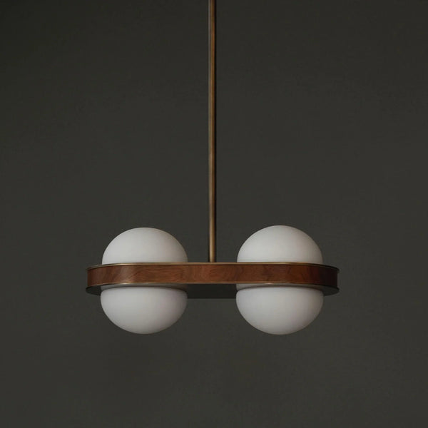 Wood & Brass Pendant | CLHTL026