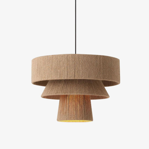 Tavira Tiered Hemp Rope Pendant Light