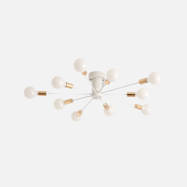 Silva Modern Simple Flush Mount Ceiling Light, 6/8/10 Heads