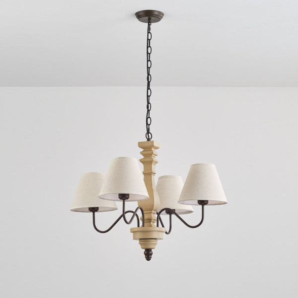 Adela Traditional Luxury Wood Chandelier