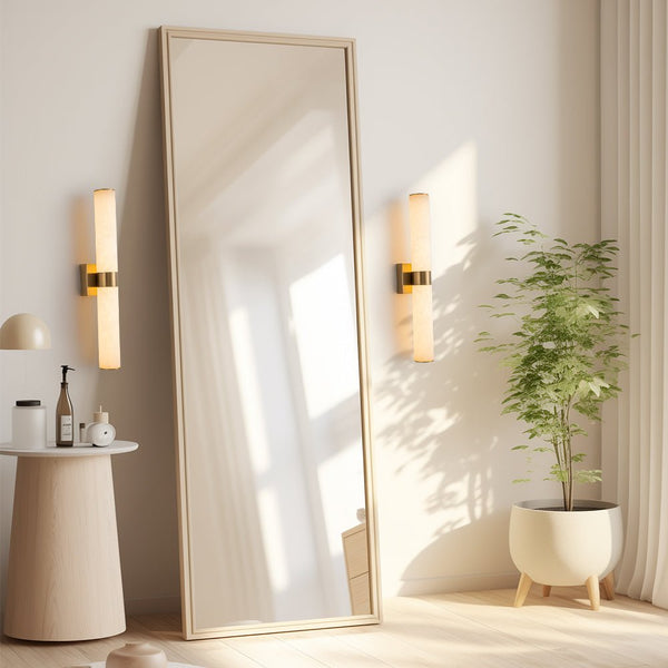 Glitre LED Linear Alabaster Wall Sconce