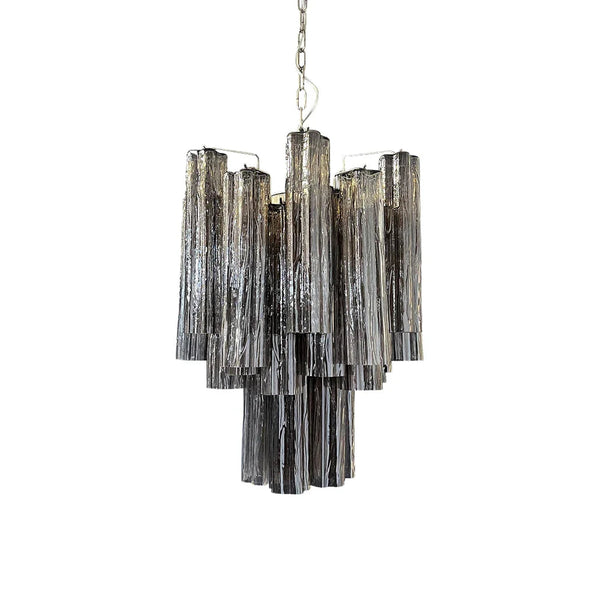Fantastic Smoked Tube Chandelier
