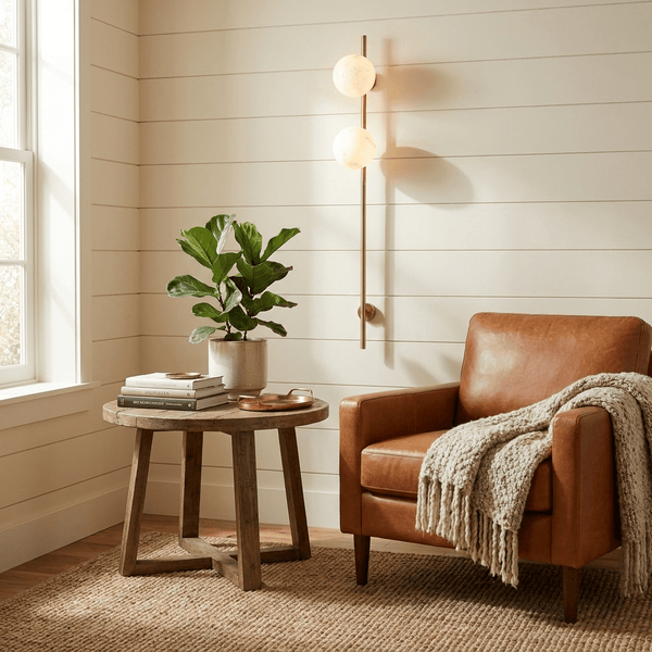 Liora Alabaster Double Globe Wall Sconce