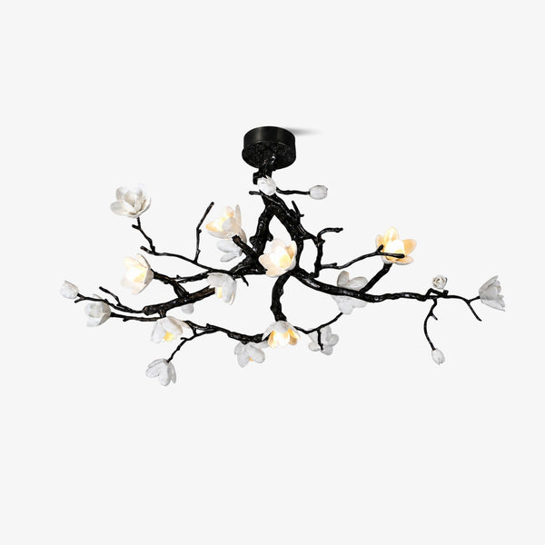 Black Copper Tree Chandelier