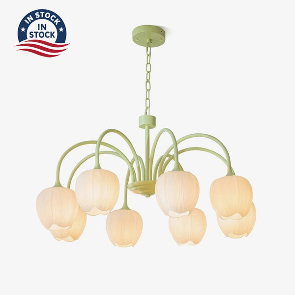 Tulip Matcha Chandelier
