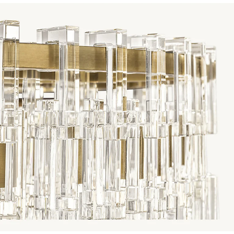 Hand-Cut Crystal Drum Chandelier | CLHUYL0251
