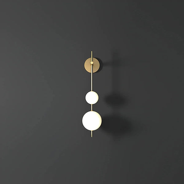 Vertical Globe Sconce