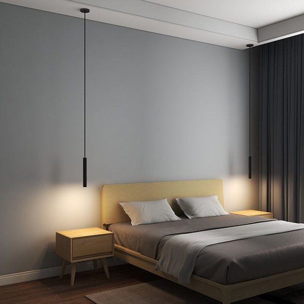 Selvor Pendant Light Minimalist Linear Black