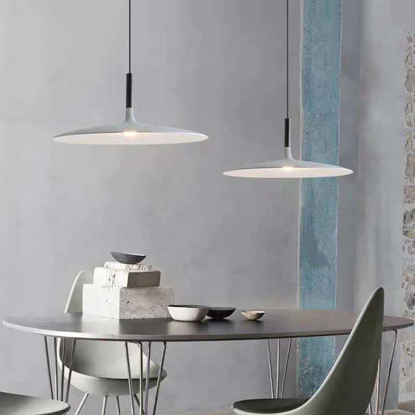 Fjorn Pendant Light Pan, Plate Shape Modern Design