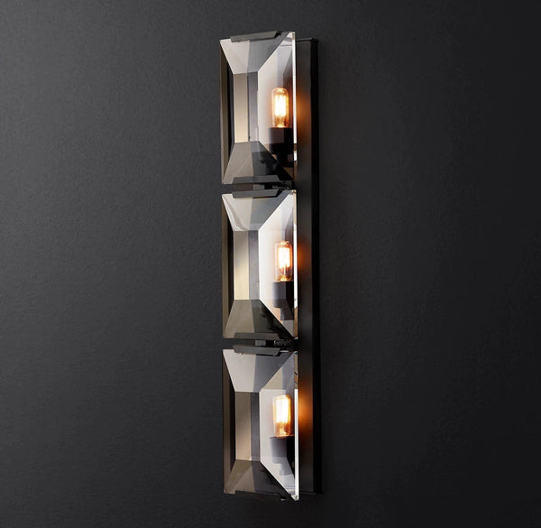 Triple Crystal Wall Sconce | CLUG032P