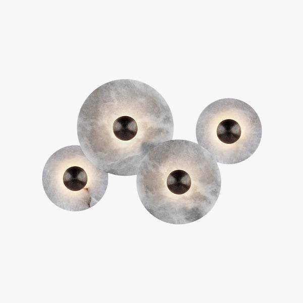 Cryn Alabaster Combination Wall Lamp