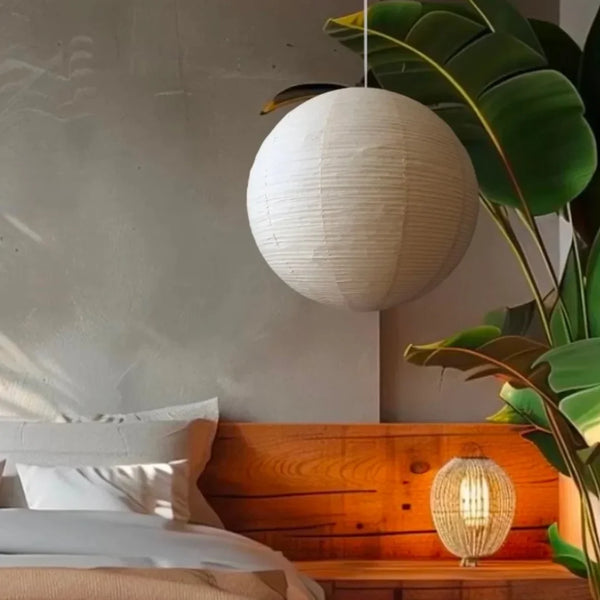 Washi Paper Lantern Pendant | Round