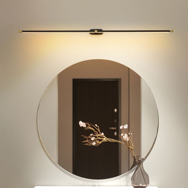 Ivox Minimalist Linear Wall Lamp Gold&Black