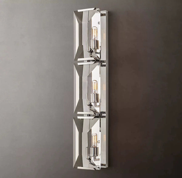 Triple Crystal Wall Sconce | CLUG032P