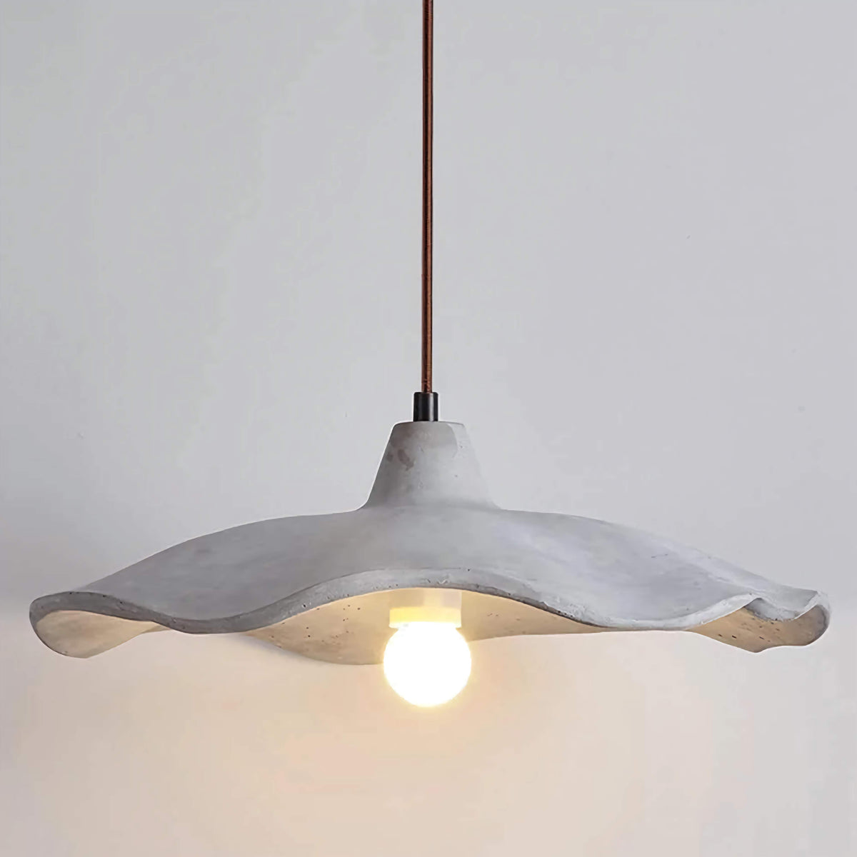 Minimalist Resin Pendant Light | Organic Textured | CLKOPC02