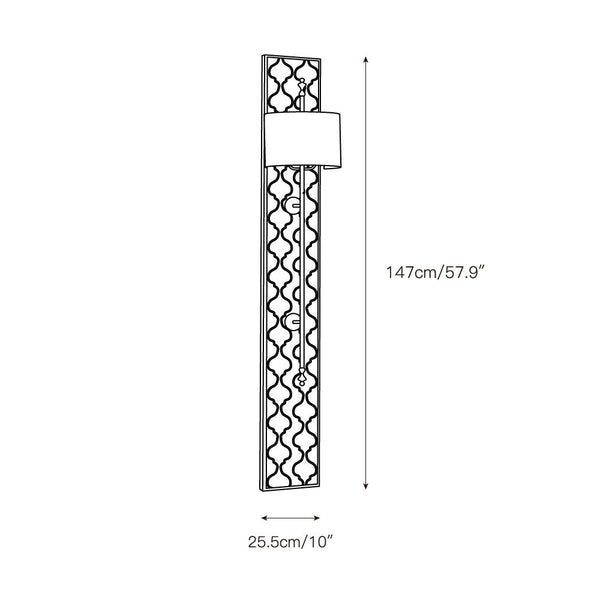 Echo Panel Creativity Wooden Fabric Sconce Wall Lamp