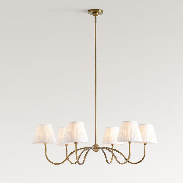 Grace Multi-Head Fabric Chandelier