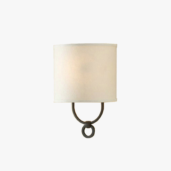Silva Modern Cylindrical Fabric Indoor Wall Lamp Bedroom