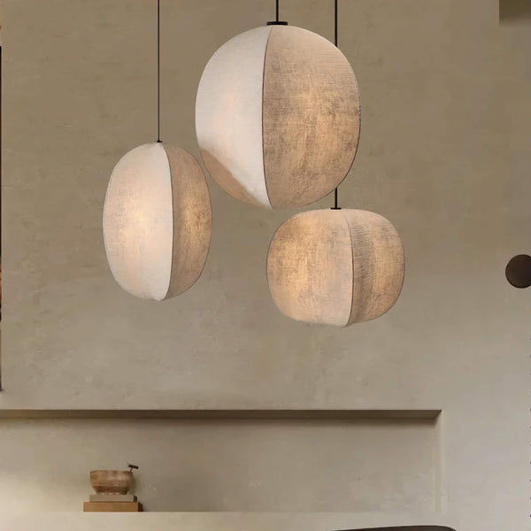 Linen Globe Pendant | Natural Beige | CL855L52