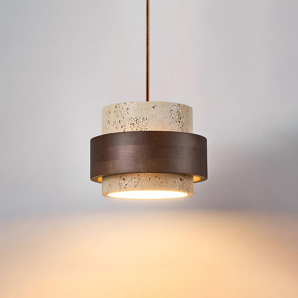 Velora Travertine Pendant Light