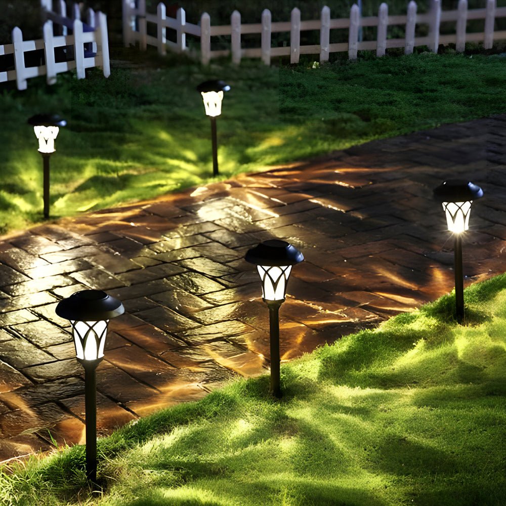Eiriine Stake Lawn Retro Modern Glass Outdoor Light
