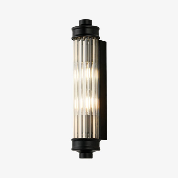 Haze Ribbed Glass Wall Sconce