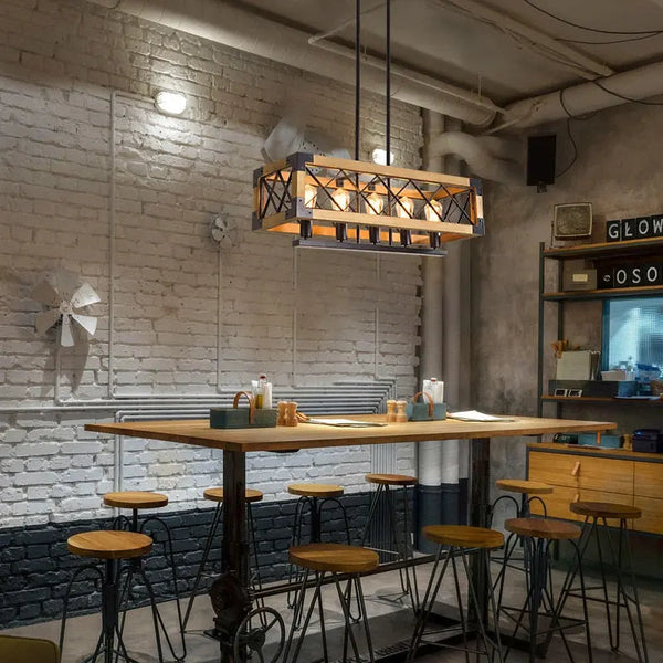 Wood Rustic Chandeliers for Dining Room