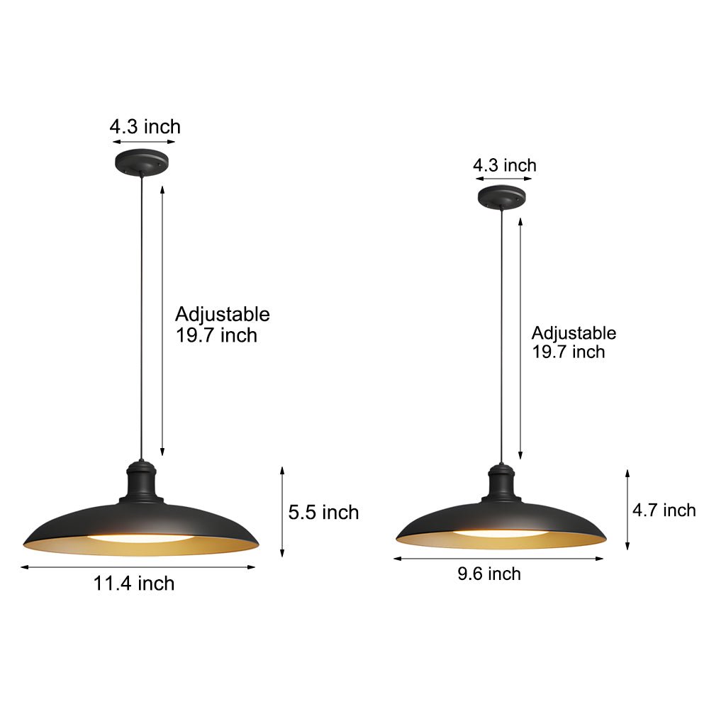 Shamus Classic Round Carbide Steel Outdoor Pendant Light