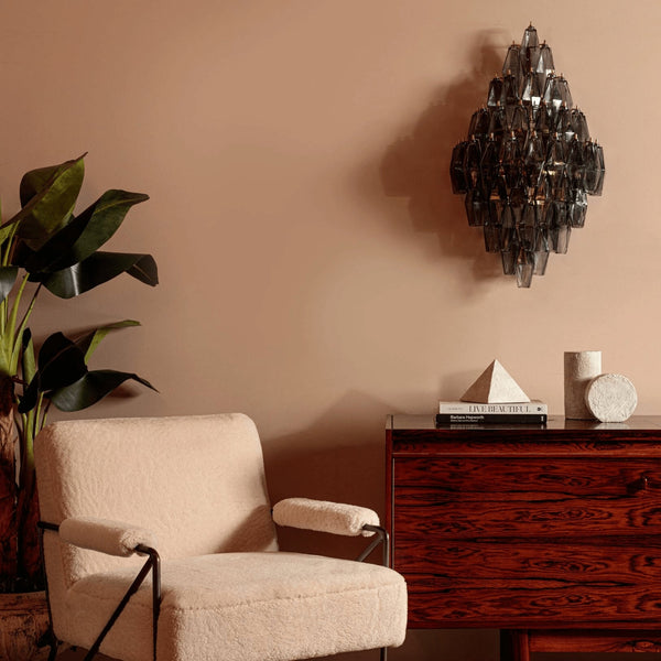 Zyrelis Polyhedral Glass Sconce