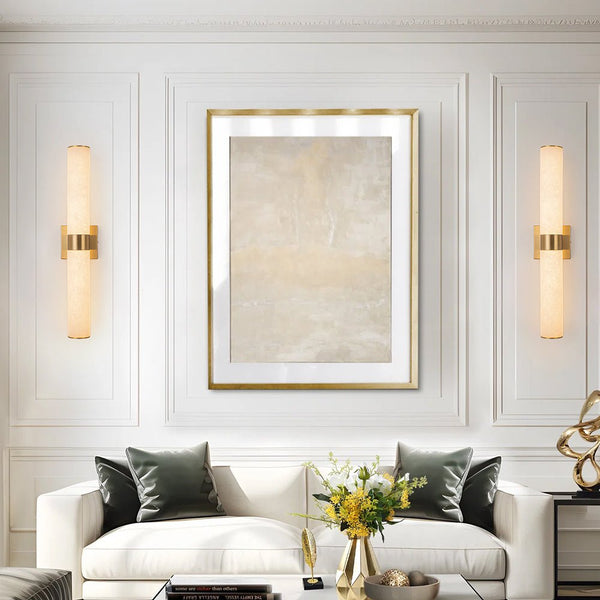 Glitre LED Linear Alabaster Wall Sconce
