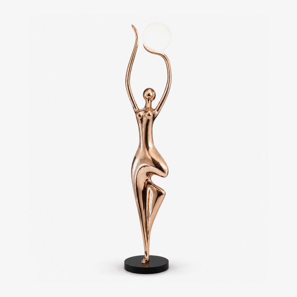 Pose Yoga Sculpture Floor Lamp