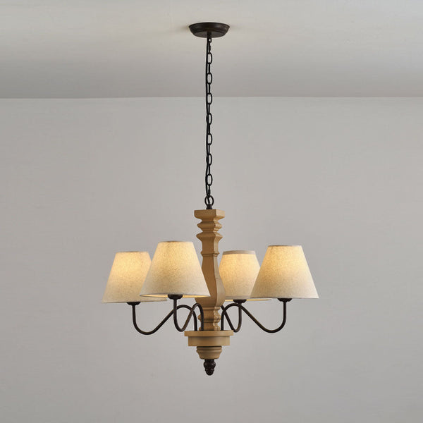Adela Traditional Luxury Wood Chandelier