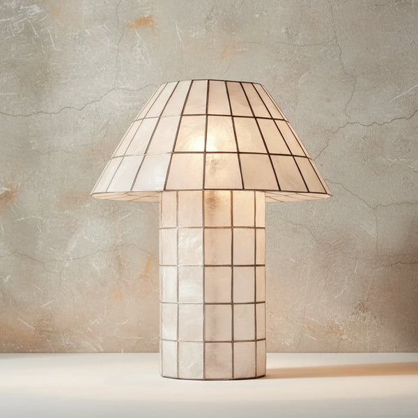 Seashell Grid Table Lamp | CLVITR577