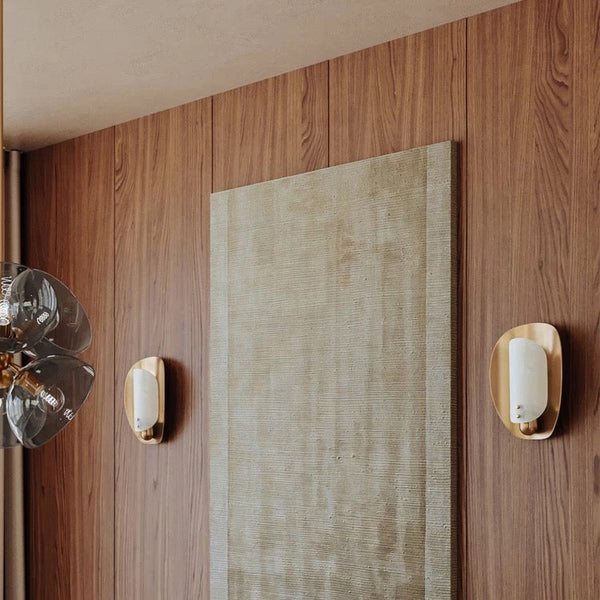 Brass & Glass Capsule Wall Sconce | CLDW56